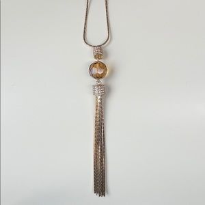 Cache Amber Necklace with tassel